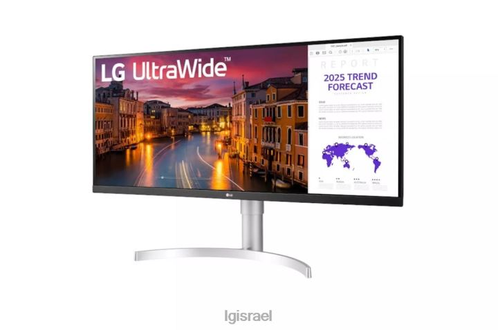 צג| LG צג 34 אינץ' 21:9 ips hdr wfhd 3-צדדי כמעט ללא שוליים 6TDNN395