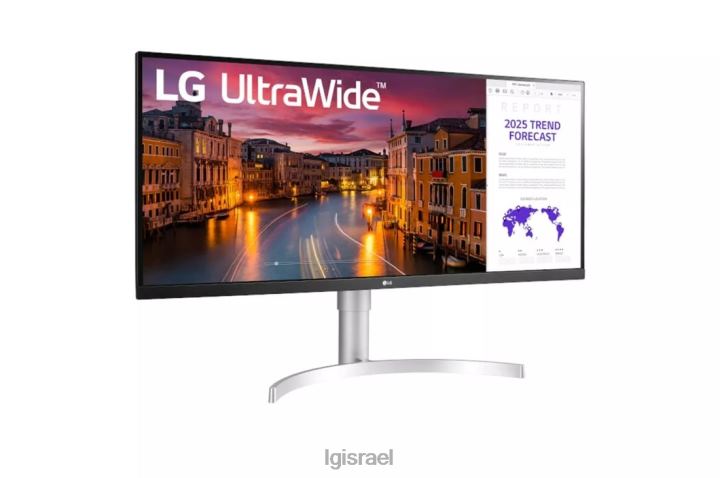 צג| LG צג 34 אינץ' 21:9 ips hdr wfhd 3-צדדי כמעט ללא שוליים 6TDNN395