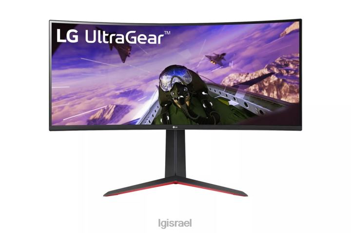 צג| LG צג 34 אינץ' עקום ultragearqhd hdr 10 160 הרץ עם מעמד מתכוונן להטיה/גובה 6TDNN389