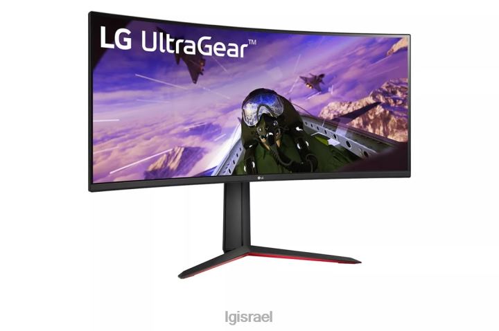 צג| LG צג 34 אינץ' עקום ultragearqhd hdr 10 160 הרץ עם מעמד מתכוונן להטיה/גובה 6TDNN389