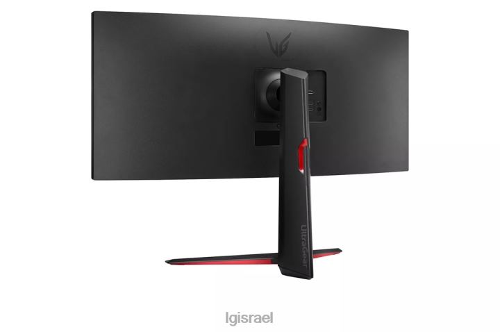 צג| LG צג 34 אינץ' עקום ultragearqhd hdr 10 160 הרץ עם מעמד מתכוונן להטיה/גובה 6TDNN389