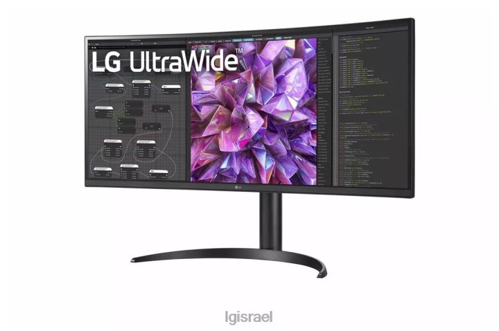 צג| LG צג kvm מובנה בגודל 34 אינץ' מובנה ultrawideqhd ips hdr 10 עם usb type-c 6TDNN392
