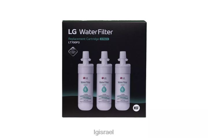 אביזר| LG lt700p3 - 6 חודשים / קיבולת 200 ליטר חלופי מסנן מים למקרר חבילה 3 (nsf42 ו-nsf53*) 6TDNN91