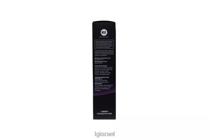 אביזר| LG lt800p3 - 6 חודשים / קיבולת 200 ליטר חלופי מסנן מים למקרר חבילה 3 (nsf42 ו-nsf53*) 6TDNN90
