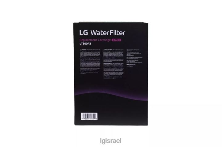אביזר| LG lt800p3 - 6 חודשים / קיבולת 200 ליטר חלופי מסנן מים למקרר חבילה 3 (nsf42 ו-nsf53*) 6TDNN90
