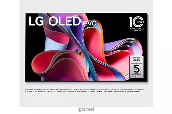 טלוויזיה| LG oled evo g3 77 אינץ' 4k טלוויזיה חכמה 2023 6TDNN248