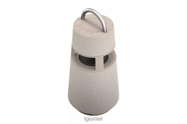 רמקול| LG xboom 360 צליל כל-כיווני נייד אלחוטי Bluetooth עם תאורת אווירה - בז' 6TDNN297