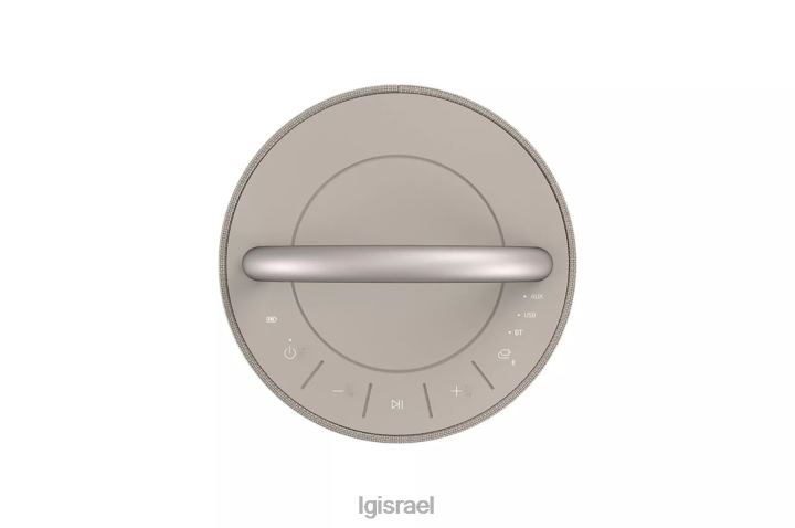 רמקול| LG xboom 360 צליל כל-כיווני נייד אלחוטי Bluetooth עם תאורת אווירה - בז' 6TDNN297