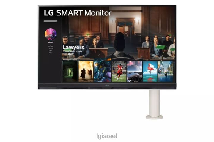 צג| LG צג חכם בגודל 32 אינץ' 4k uhd עם webos ומעמד ארגו 6TDNN401 צג| LG צג חכם בגודל 32 אינץ' 4k uhd עם webos ומעמד ארגו 6TDNN401