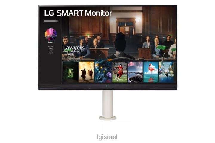 צג| LG צג חכם בגודל 32 אינץ' 4k uhd עם webos ומעמד ארגו 6TDNN401